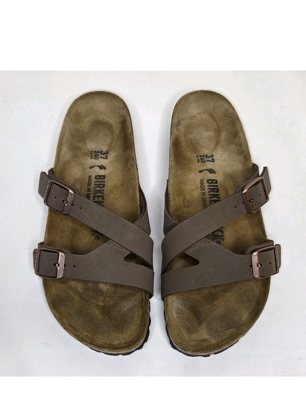 Birkenstock Yao Sandal EU 37 US 6 Narrow BirkoFlor Mocha Boho Minimalist Granola
